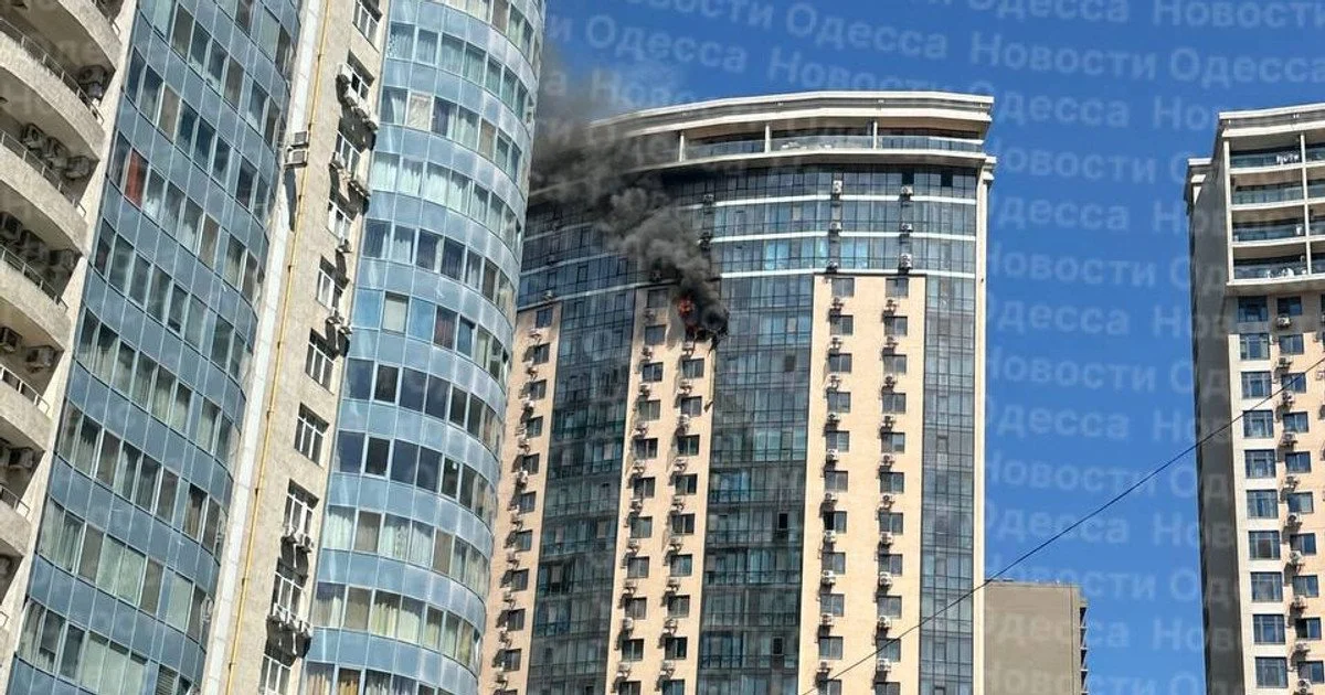 Удар по будинку в Одесі.