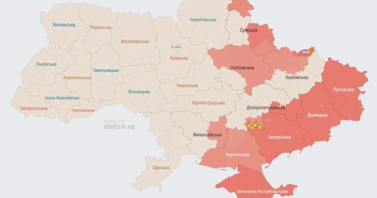 Ворог здійснює удар безпілотниками по Україні: куди летять 13 Ворог здійснює удар безпілотниками по Україні: куди летять 10