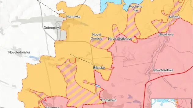 Карта бойових дій на 26 серпня 2026 – поточна обстановка на фронті 8