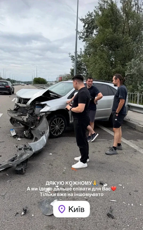 Український виконавець SHUMEI потрапив у дорожньо-транспортну пригоду: як почувається артист та його колектив 4 Публікація SHUMEI / © instagram.com/shumei.music