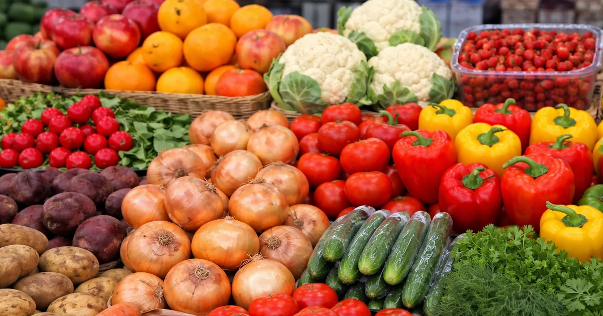 Prices for fruits and vegetables Prices for fruits and vegetables