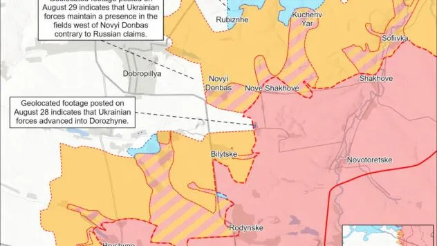 Бойова карта станом на 30 серпня 2026 року – обстановка на передовій 5