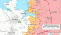 карта Карта бойових дій на 16 серпня 2026 – стан справ на передовій 15