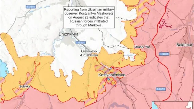 Карта боїв 24 серпня 2026 року – обстановка на передовій 5