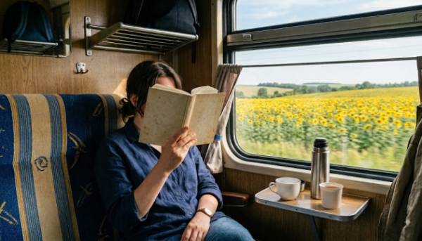 Залізничні пасажири мають можливість забронювати книгу під час купівлі квитка та отримати її безпосередньо у вагоні.