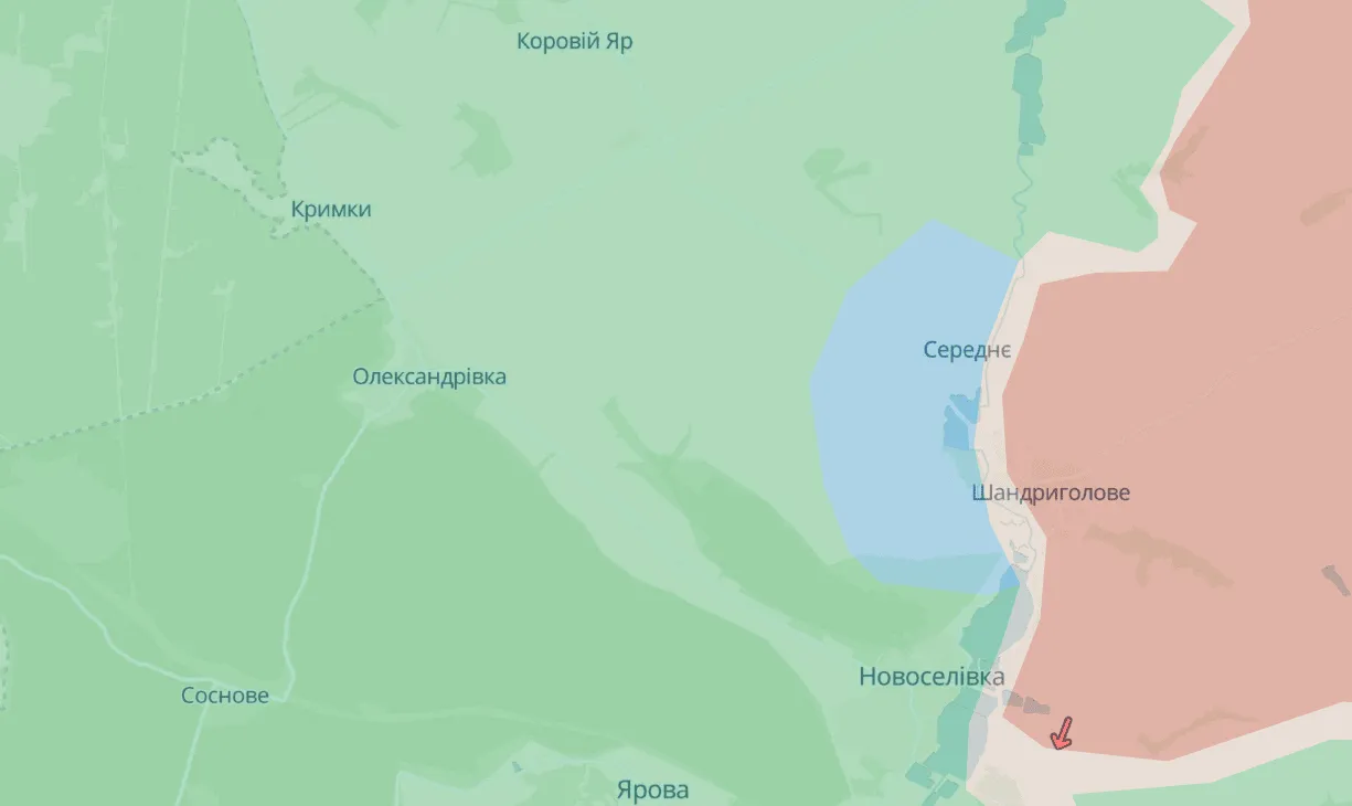 Зачищені та звільнені села на Донеччині