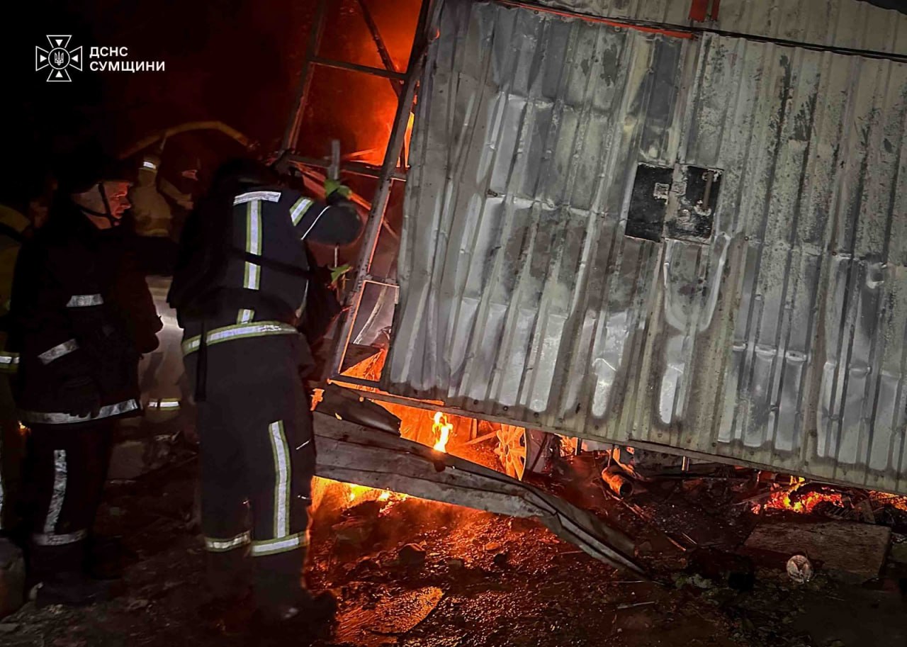 Українська ППО знищила 405 російських дронів, але є постраждалі в кількох областях 6 Наслідки російської атаки на Сумщину