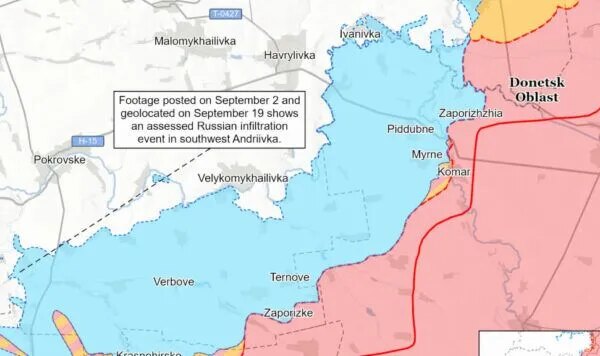 Ситуація на фронті: карта бойових дій 21 вересня 2026 року