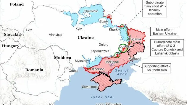 Карта бойових дій 1 вересня: актуальний стан фронту 8 Карта бойових дій на 1 вересня 2026 року