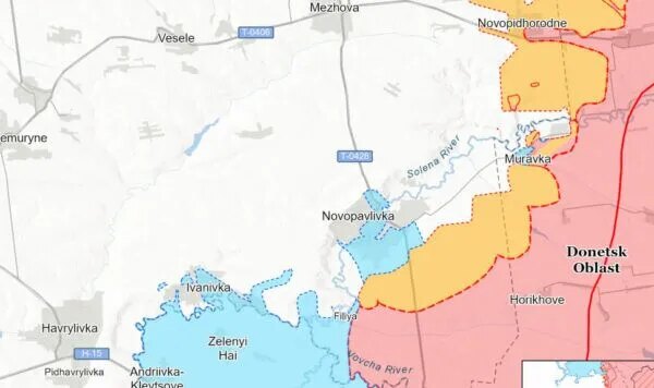 Ситуація на фронті: карта бойових дій 15 вересня 2026 року