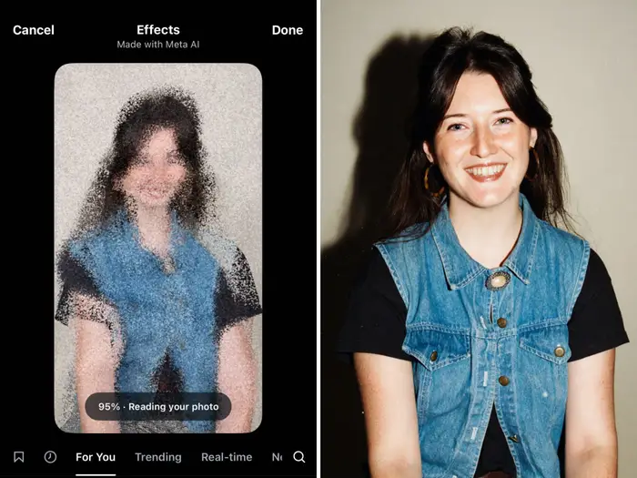 Instagram пропонує платні AI-фільтри для редагування фото 3 Meta is making Instagram users (like me) pay for more access to its AI photo-editing tools.
