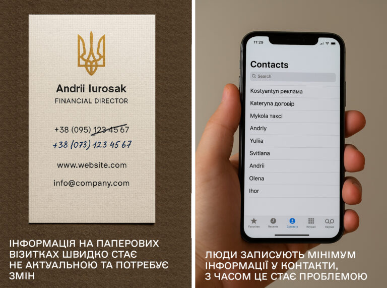 ЄВізитка оновила цифрові візитівки для українців 1 ЄВізитка оновила цифрові візитівки для українців 1