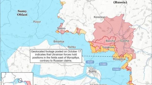 Карта бойових дій